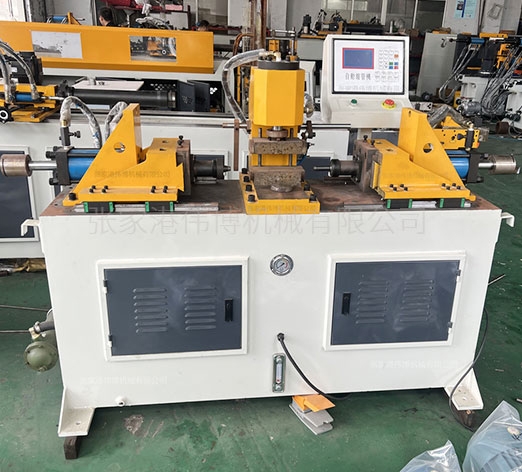 Double head pipe shrink machine